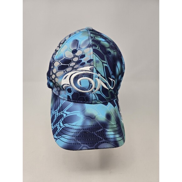 KRYPTEK FISH PONTUS BLUE GREEN OUTDOOR CAP BASEBALL HAT UNISEX OSFM FISHING MENS - Picture 1 of 15
